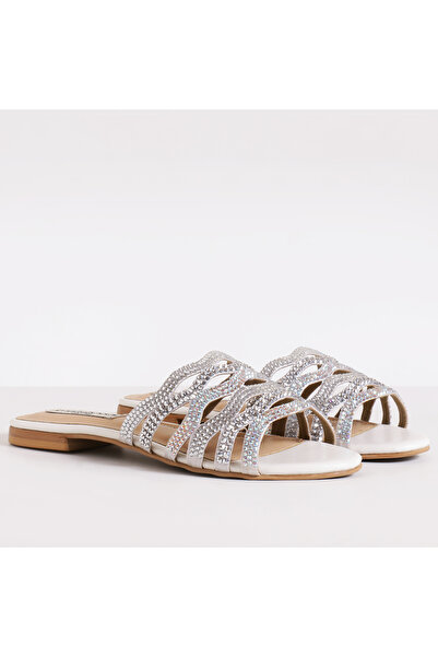 crystalicious Aarna Rhinestone Flats Handcrafted by Artisticas Cruelty-Free Glamour for Day-to-Night Elegance