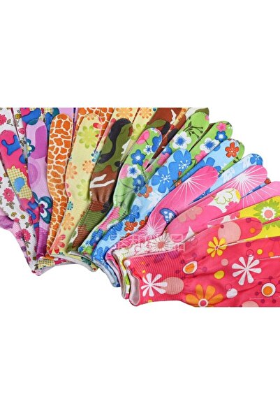 Flippy Gardening Gloves, Flippy, Nylon, Universal Size 20 cm, Floral, Non-Slip, Multicolor