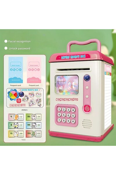 Optim Solution Παιδικός κουμπαράς από την Optim Solution, Τύπος ΑΤΜ, Ψηφιακός κωδικός πρόσβασης δακτυλικού αποτυπώματος, Διαδραστικός σχεδιασμός