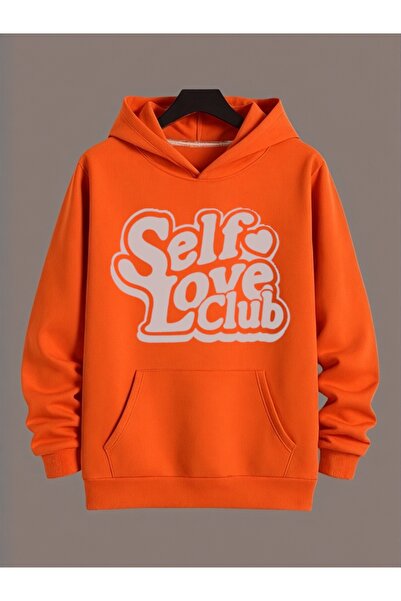 ArtYus Unisex Self Love Club Colorat Special cu imprimeu Bumbac supradimensio...