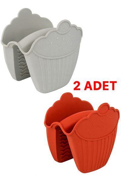 homvira 🔥 Premium 2'li Silikon Fırın Eldiveni – Isıya Dayanıklı, Kaymaz, Şık...