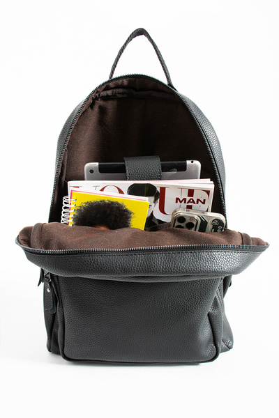 MEGA ÇANTA Rolax Leather Stylish and Functional Men's Backpack