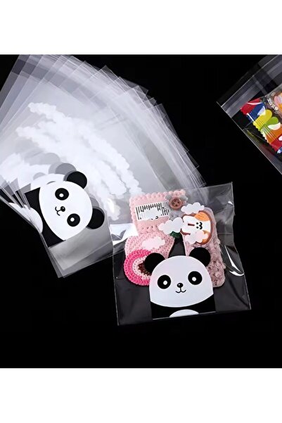 iğne izi Pandalı Kurabiye Poşeti, Çikolata, Şeker Poşeti, Hediyelik Poşeti, Bantlı Jelatin OPP 7x7 95 Adet