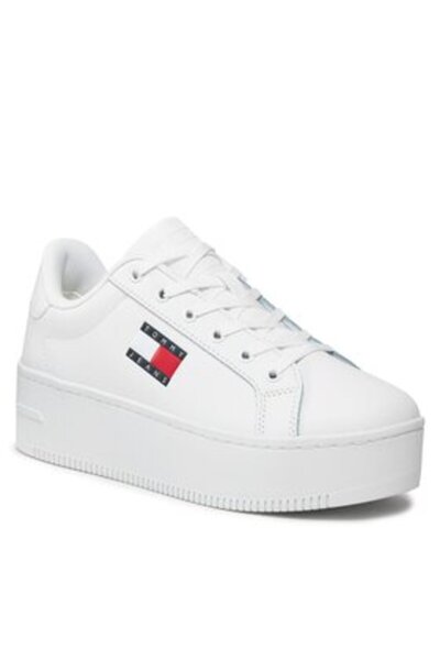 Tommy Jeans Γυναικεία Αθλητικά Παπούτσια EN0EN02518 Λευκά