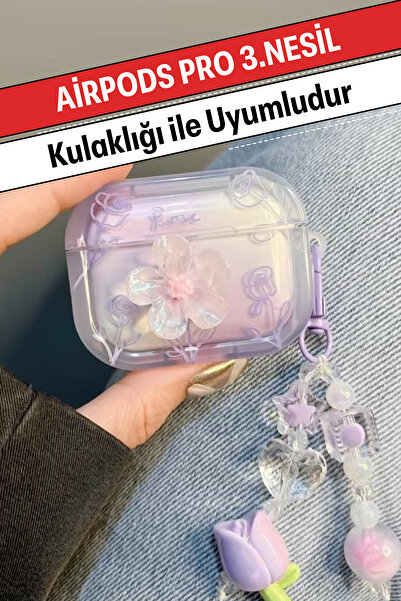 WANNA PROTECT AirPods Pro 3.Nesil Uyumlu Darbe Emici Kancalı Yüksek Kalite Fi...