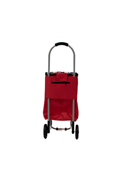 Master Shopping bag with trolley, Master, 2 wheels, 28 l, red