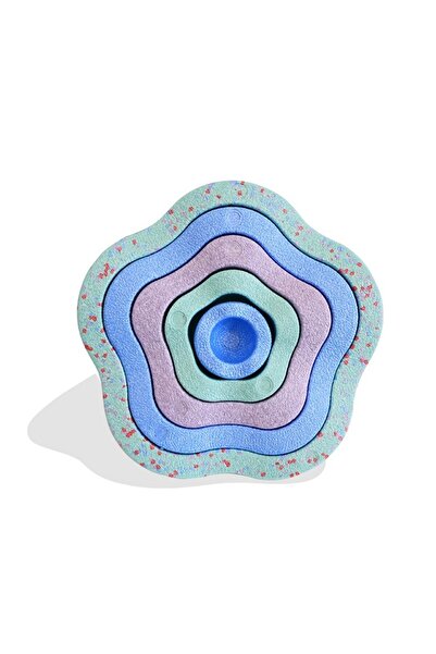 dalip Sensory Balance Toy - Stepping Stones, 5 Foam Pieces, 28 cm, Multicolor