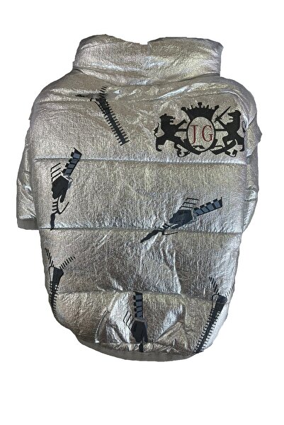 fara marca Geaca catei argintiu S 24cm