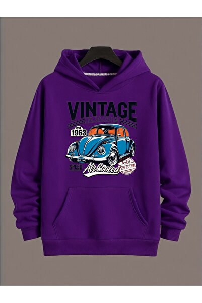 ArtYus Unisex Vintage Vosvos Colorat Special cu imprimeu Bumbac supradimensio...