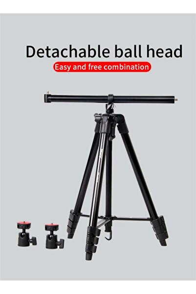 Jmary KP-2207 Overhead & Professional Vlogging 2-in-1 Tripod