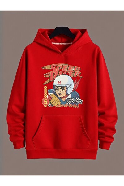 ArtYus Φούτερ Unisex Speed ​​Racer Colorful Special με τύπωμα Cotton oversize...