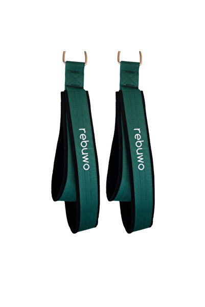 Rebuwo Pilates Elcik Reformer Yoga Pilates Tutma Aparatı (Yeşil)– Kadife Kuma...