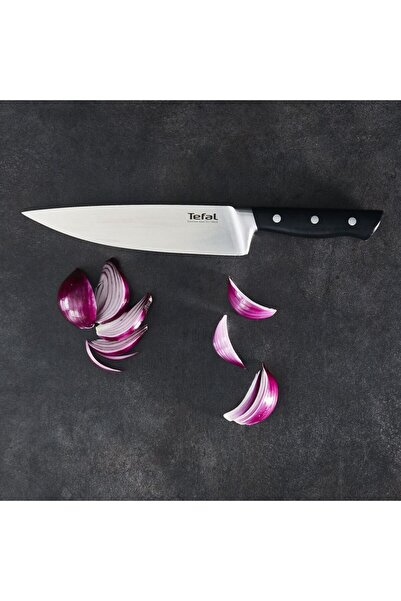 TEFAL Perfect Resist Chef's Knife, 20 cm, Silver/Black