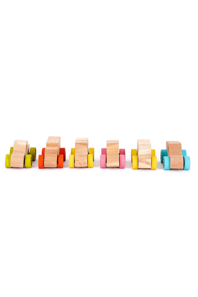 BALATOYZ Wooden Block Vehicles Set