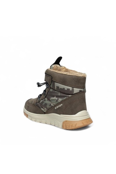 Tuğba Ortopedi 015 Orthopedic Boys' Mink/Khaki Snow Boots