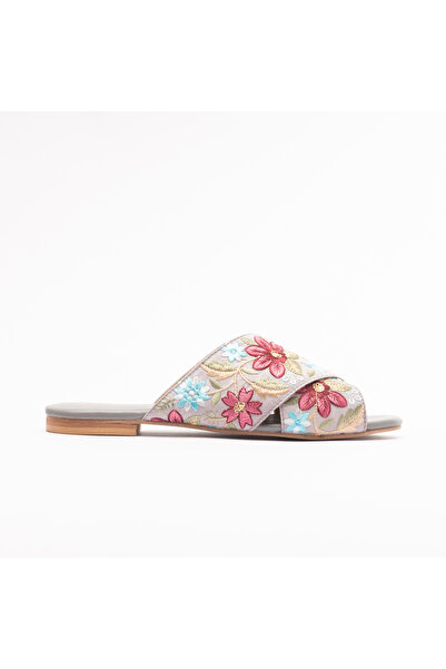 crystalicious Rose Lace Women Flat Handcrafted by Artisticas Eco-Friendly Elegance with Embroidery All-Day Comfort