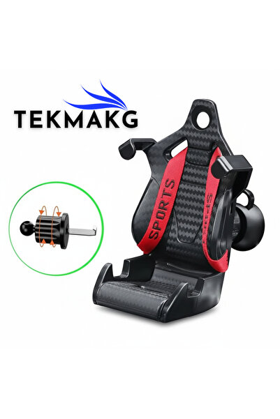 TEKMAKG Araç Telefon Tutucu Karbon Spor Koltuk Tasarım
