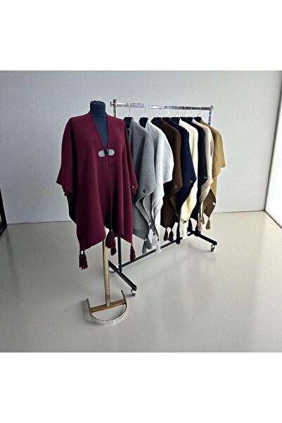 mim eşarp Akmoda Thick Winter Knitwear Long Poncho