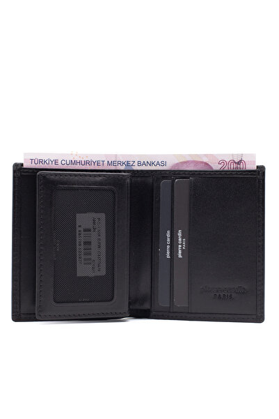 Pierre Cardin Black Analine Leather Men's Wallet 1335A2C
