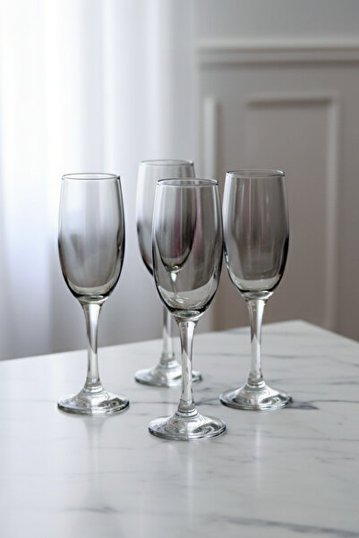 grandora Set of 6 Stylish Coffee Side Glasses – Thin Glass