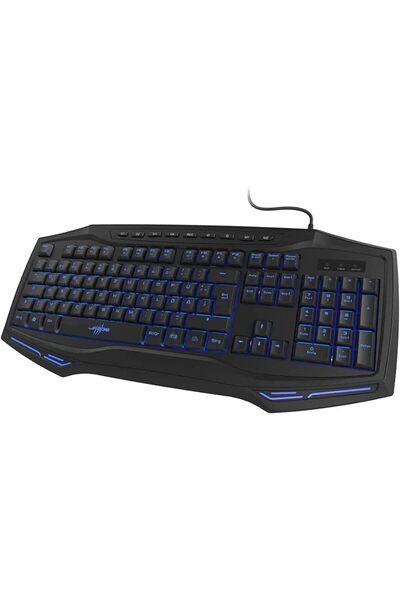 Urage لوحة مفاتيح ألعاب سلكية مضيئة Exodus 300 D3186040، لون أسود