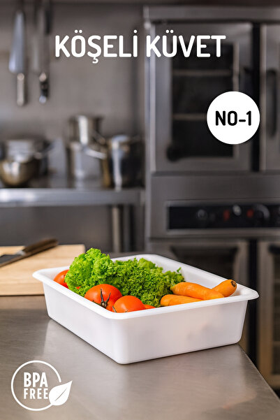 Nandy Home Köşeli Küvet No:1 – Kafe & Restoran Tipi Gıda Saklama ve Hazırlık ...