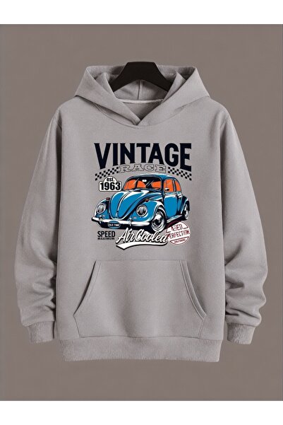 ArtYus Унисекс винтидж Volkswagen Beetle цветна специална печатна памучна суи...