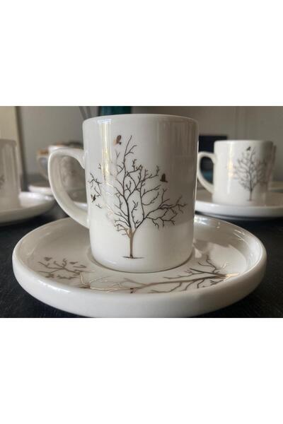 RGS HOMELİFE طقم أكواب هدايا من الخزف مكون من قطعتين مطلي بالذهب لشخصين سعة 1...