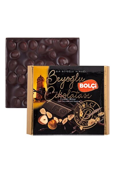 Bolçi Bitter Fındıklı Beyoğlu Çikolatası 90g