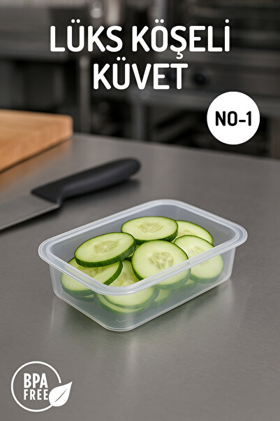 Nandy Home Şeffaf Lüks Köşeli Küvet No:1 – Kafe & Restoran Tipi Gıda Saklama ...