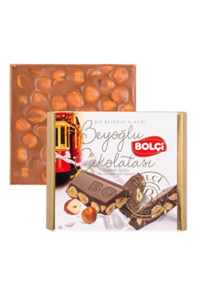 Bolçi Sütlü Fındıklı Beyoğlu Çikolatası 90g
