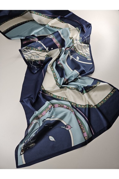 sem oyuncak Luxury Voile Silk Shawl Hijab Foulard Scarf Shawl Pattern 70 X 180 cm