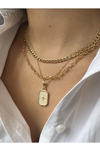 M Miel Polar Star Chain 3-Piece Combination Necklace