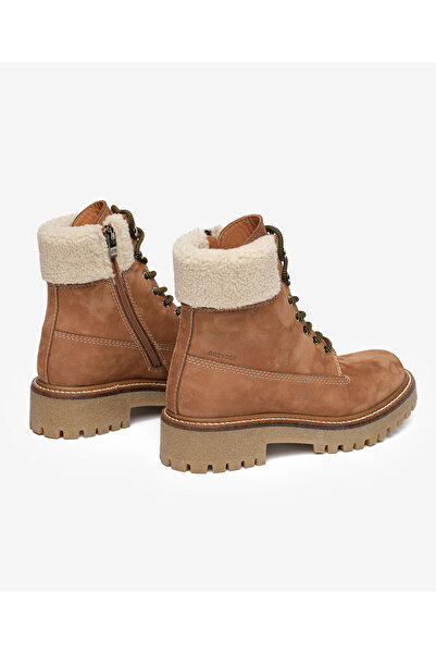 Greyder Women's Tan Genuine Leather Military Boots 5K2Ub35341