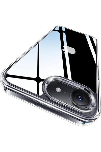 EDELFU iPhone 16e Kılıfı Kristal Şeffaf,Asla Sararmaz İnce Telefon Kılıfı 6,1...