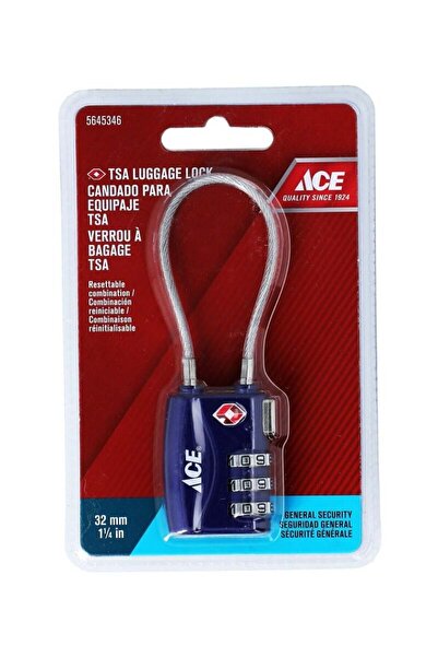 ACE TSA Luggage Lock in Blue