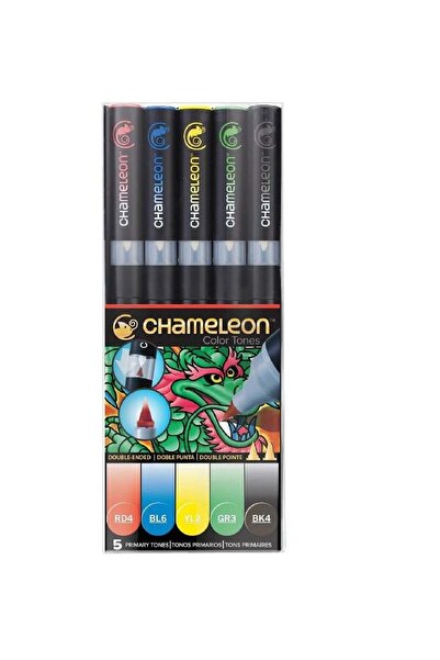 Chameleon الألوان - 5 أقلام تحديد أساسية للرسم الفني