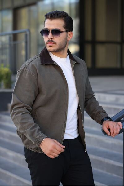 LTC Jeans Men's Relaxed Canvas Khaki Jacket