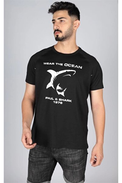 PAUL&SHARK ΑΝΔΡΙΚΟ ΠΛΕΚΤΟ T-SHIRT C.W. ΒΑΜΒΑΚΙ
