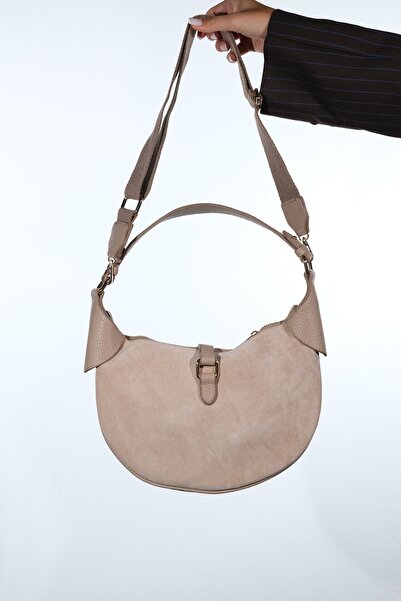 LuviShoes Bexley Mink Suede Genuine Leather Women's Shoulder Bag