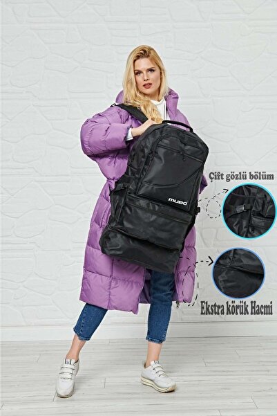 DİYKAYA 55 Lt Su Geçirmeyen Körüklü Ekstra Hacimli Sırt Çantası ( Seyahat, Da...