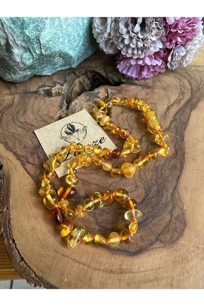 parze doğaltaş قلادة بيبي دروب عنبر