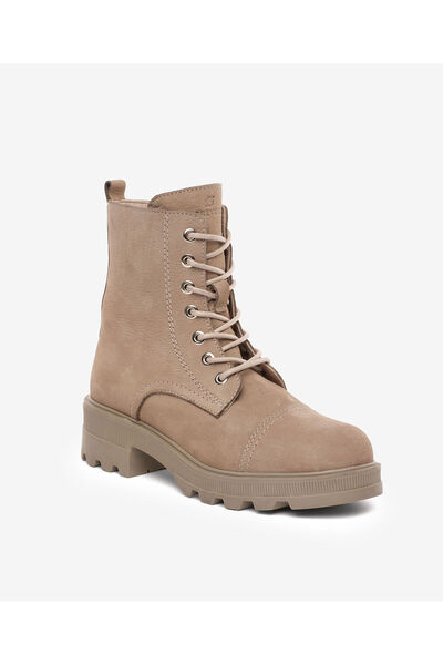 Greyder Women's Mink Nubuck Genuine Leather Military Boots 5K2Ub57802