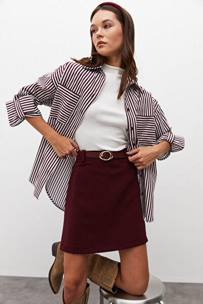 urban focus Çizgili Oversize Gömlek