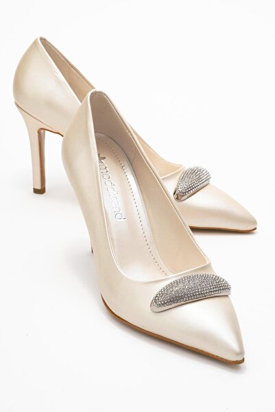 CCWAY AYAKKABI Γυναικεία παπούτσια στιλέτο με πέτρες SKIN