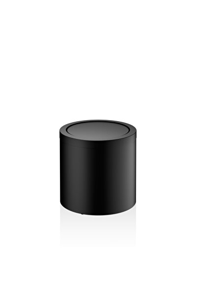 Decor Walther Çöp Kovası, Sallanır Kapak, 7lt, Ø20xh21cm - Mat Siyah