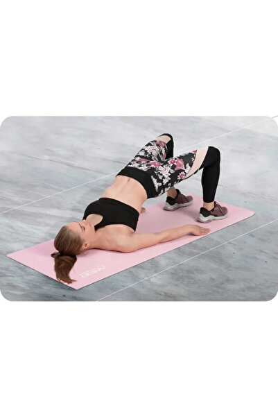 Neo-Sport Ροζ αντιολισθητικό στρώμα γυμναστικής - ανθεκτικό στο νερό και τους κραδασμούς, 173x61 cm, PVC υψηλής ποιότητας για γυμναστική, γιόγκα
