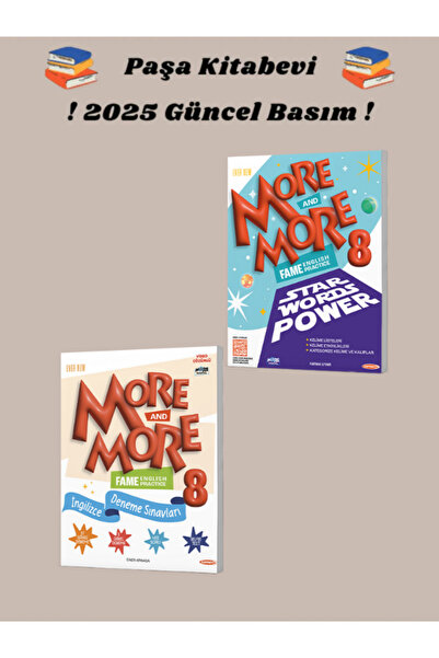 Fenomen Yayıncılık More and More 8. Sınıf Star Words Power + İngilizce Deneme...