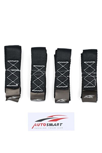 AUTOSMART شريط ربط ناعم من - 4 قطع، 1.5 بوصة × 17 قدمًا