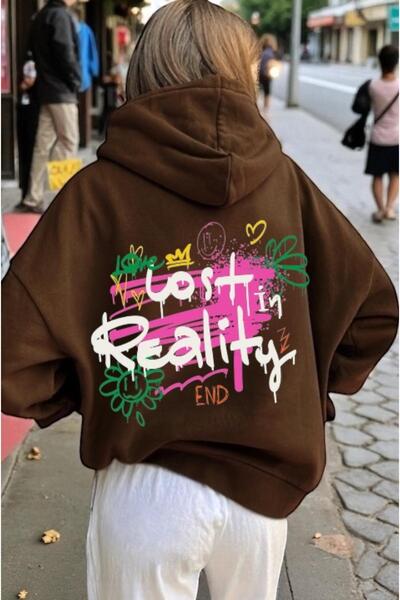 ArtYus Unisex Lost Reality Colorat Special cu imprimeu Bumbac supradimensiona...